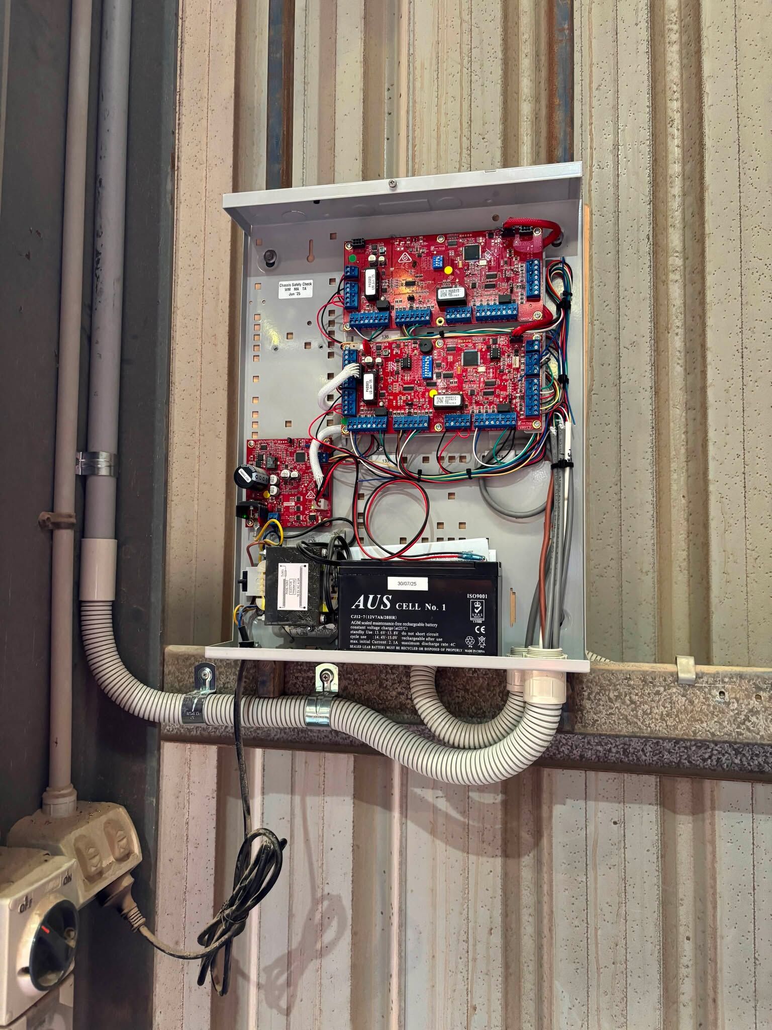 Industrial access control installation