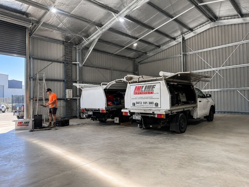 Commercial CCTV and electronic security system installed by In Line Electronics